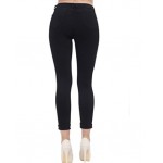 Black (T015) Women's High Waisted Ripped Skinny Jeans Distressed Slim Fit Stretchy Juniors Denim Pants Black (T015) Women's High Waisted Ripped Skinny Jeans Distressed Slim Fit Stretchy Juniors Denim Pants