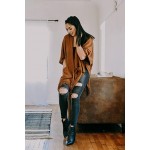 Chunky Knit Kimono Loose Cover Up- Textured Open Front Cardigan Shawl Cape Sweater Top with Pockets for Layering Chunky Knit Kimono Loose Cover Up- Textured Open Front Cardigan Shawl Cape Sweater Top with Pockets for Layering