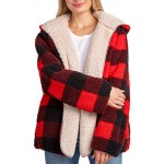 Women's Oversized Fuzzy Teddy Open Front Cardigan Coat Women's Oversized Fuzzy Teddy Open Front Cardigan Coat