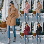 Women's Coat Casual Lapel Fleece Fuzzy Faux Shearling Zipper Coats Warm Winter Oversized Outwear Jackets Women's Coat Casual Lapel Fleece Fuzzy Faux Shearling Zipper Coats Warm Winter Oversized Outwear Jackets