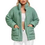 Women's Coat Casual Lapel Fleece Fuzzy Faux Shearling Zipper Coats Warm Winter Oversized Outwear Jackets Women's Coat Casual Lapel Fleece Fuzzy Faux Shearling Zipper Coats Warm Winter Oversized Outwear Jackets
